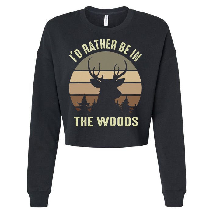 Instead Of Build Back Better How About Just Put It Back Cropped Pullover Crew