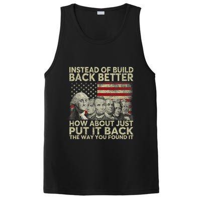 Instead Of Build Back Better How About Just Put It Back PosiCharge Competitor Tank