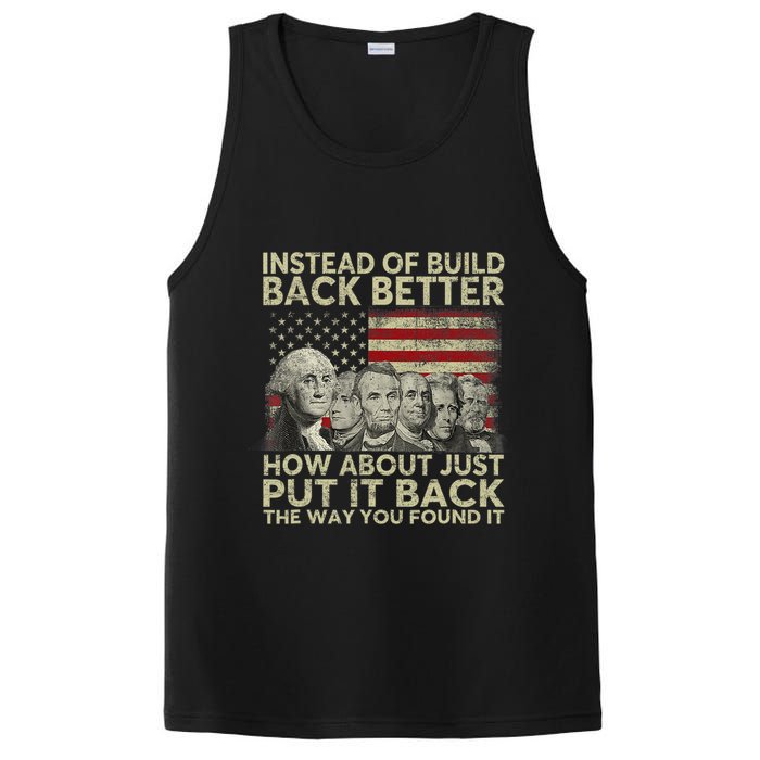 Instead Of Build Back Better How About Just Put It Back PosiCharge Competitor Tank