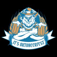 It's Oktoberfest Beer Flexfit Unipanel Trucker Cap