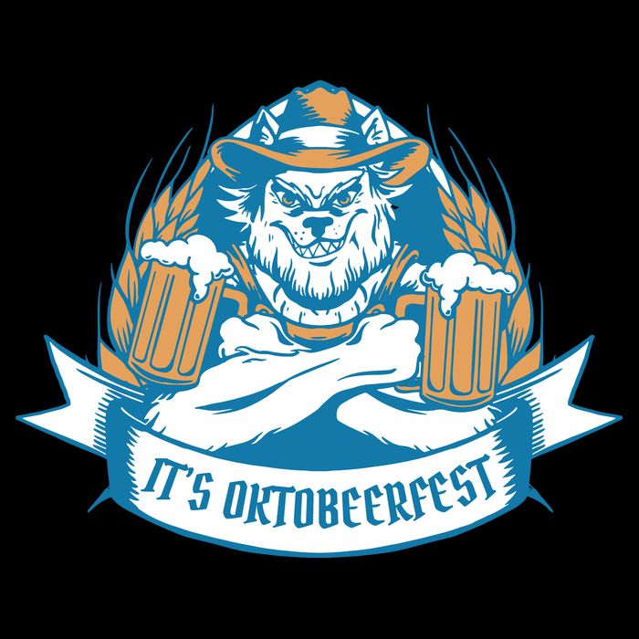 It's Oktoberfest Beer Flexfit Unipanel Trucker Cap