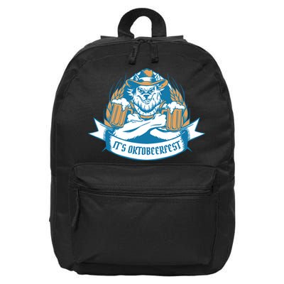 It's Oktoberfest Beer 16 in Basic Backpack