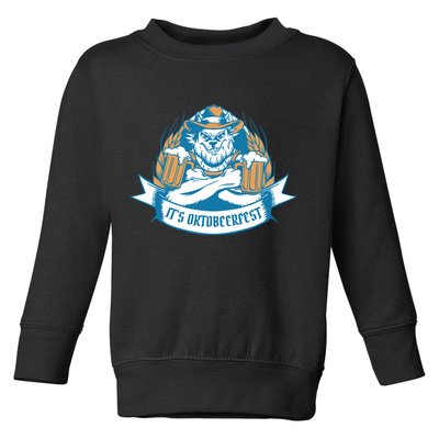 It's Oktoberfest Beer Toddler Sweatshirt