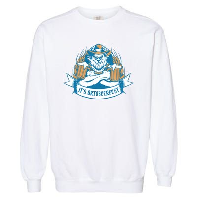 It's Oktoberfest Beer Garment-Dyed Sweatshirt