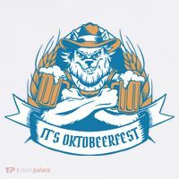 It's Oktoberfest Beer 11oz C Handle Ceramic Mug