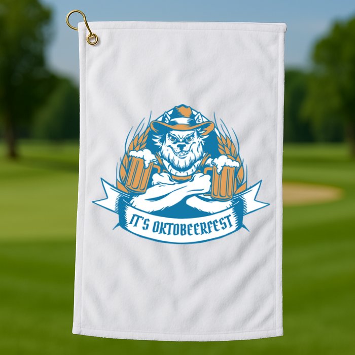 It's Oktoberfest Beer Golf Towel