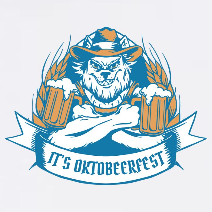 It's Oktoberfest Beer Visor