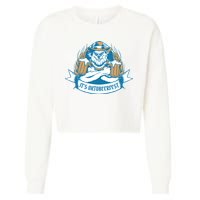 It's Oktoberfest Beer Cropped Pullover Crew