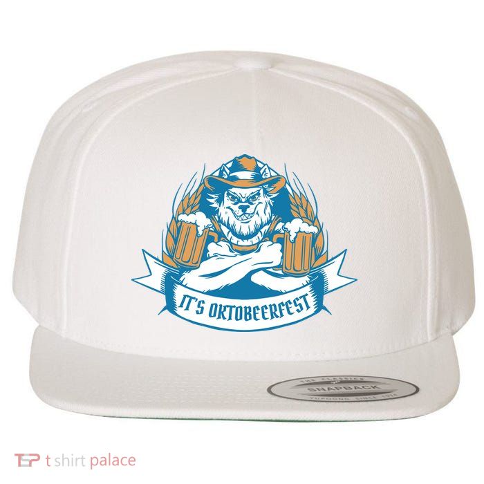 It's Oktoberfest Beer Wool Snapback Cap