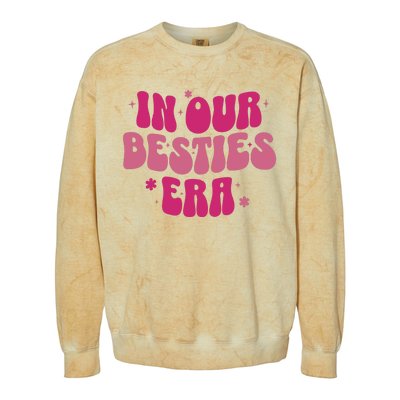 In Our Besties Era Colorblast Crewneck Sweatshirt