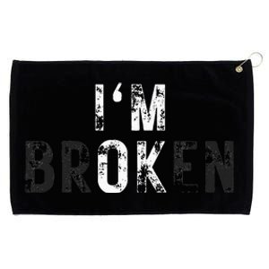 Im Ok Broken Grommeted Golf Towel