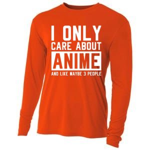 I Only Care About Anime And Like Maybe 3 People Anime Lover Cooling Performance Long Sleeve Crew