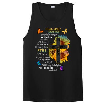 I Only Can Imagine Faith Christian Faith Jesus God Lover Meaningful Gift PosiCharge Competitor Tank