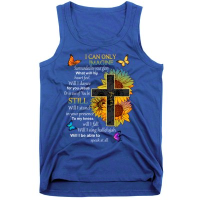 I Only Can Imagine Faith Christian Faith Jesus God Lover Meaningful Gift Tank Top