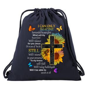 I Only Can Imagine Faith Christian Faith Jesus God Lover Meaningful Gift Drawstring Bag