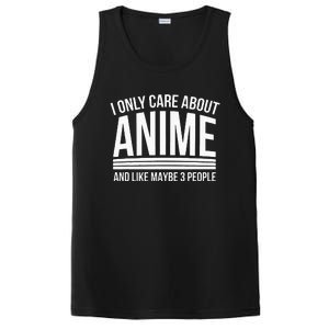 I Only Care About Anime Anime Manga Lovers Gifts PosiCharge Competitor Tank