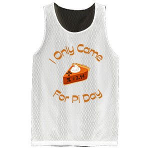 I Only Came For Pi Day Happy Pi Day Math Celebration Meaningful Gift Mesh Reversible Basketball Jersey Tank