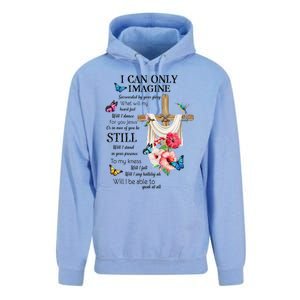 I Only Can Imagine Faith Christian Faith Jesus God Lover Unisex Surf Hoodie