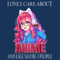 I Only Care About Anime And Like Maybe 3 People Funny Infant Baby Jersey Bodysuit