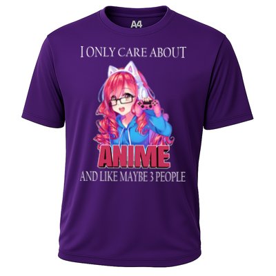 I Only Care About Anime And Like Maybe 3 People Funny Performance Shirt