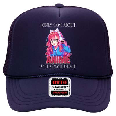 I Only Care About Anime And Like Maybe 3 People Funny Hat