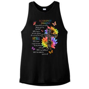 I Only Can Imagine Faith Christian Faith Jesus God Lover Gift Ladies PosiCharge Tri-Blend Wicking Tank