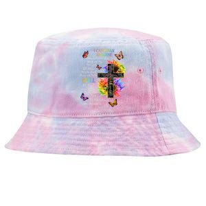 I Only Can Imagine Faith Christian Faith Jesus God Lover Gift Tie-Dyed Bucket Hat