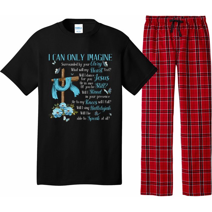 I Only Can Imagine Faith Christian Faith Jesus Pajama Set