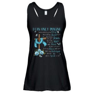 I Only Can Imagine Faith Christian Faith Jesus Ladies Essential Flowy Tank