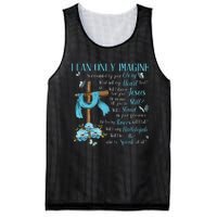 I Only Can Imagine Faith Christian Faith Jesus Mesh Reversible Basketball Jersey Tank