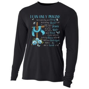 I Only Can Imagine Faith Christian Faith Jesus Cooling Performance Long Sleeve Crew