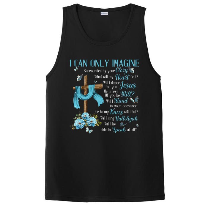 I Only Can Imagine Faith Christian Faith Jesus PosiCharge Competitor Tank