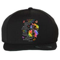 I Only Can Imagine Faith Christian Faith Jesus God Lover Wool Snapback Cap