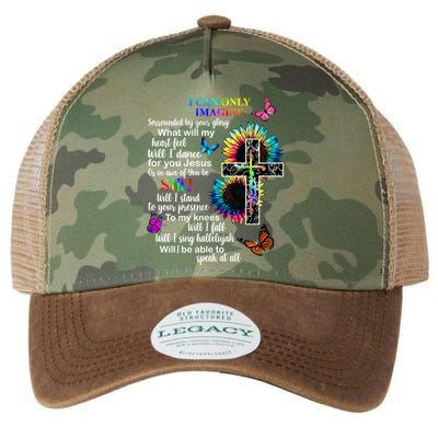 I Only Can Imagine Faith Christian Jesus God Legacy Tie Dye Trucker Hat