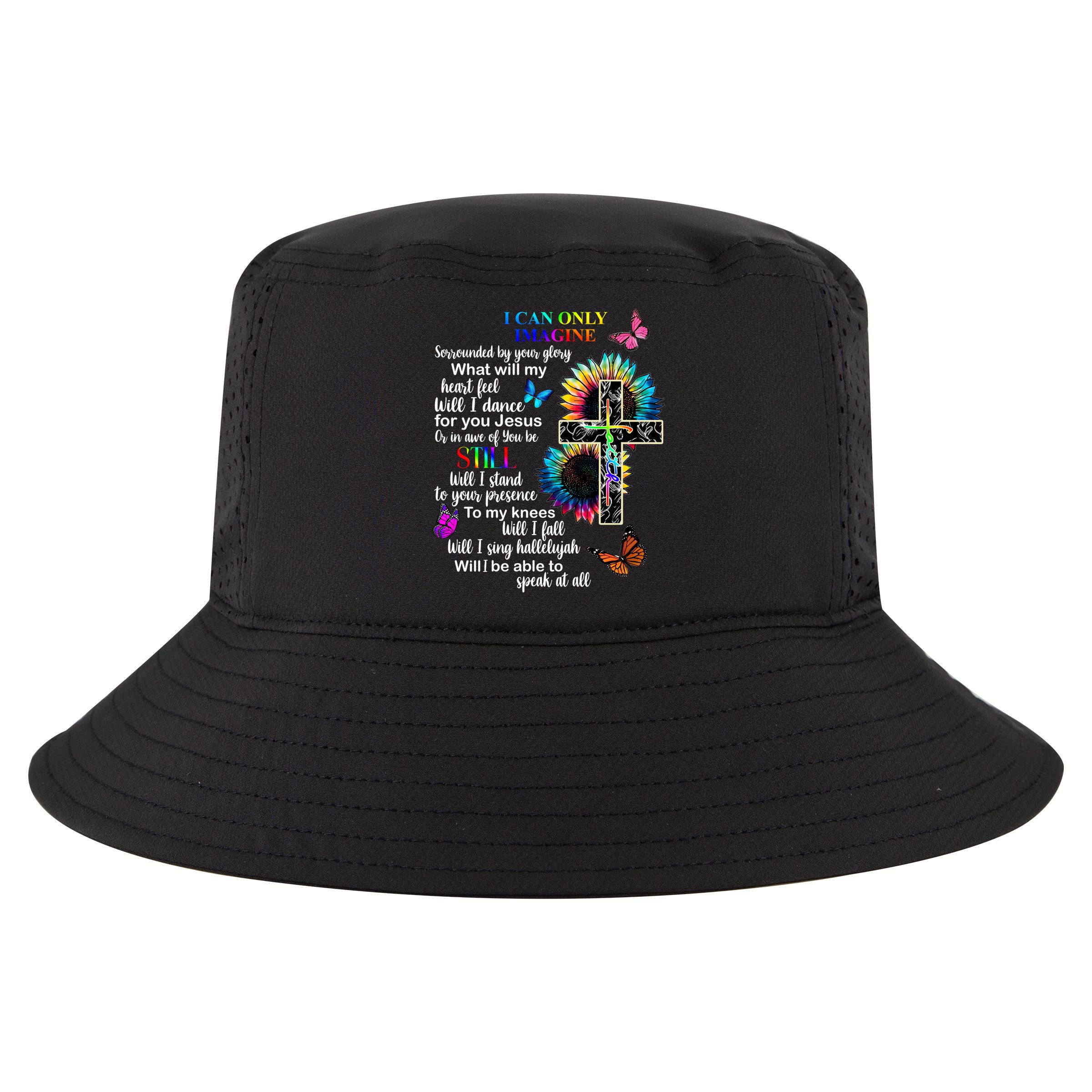 I Only Can Imagine Faith Christian Jesus God Cool Comfort Performance Bucket Hat