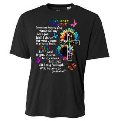 I Only Can Imagine Faith Christian Jesus God Cooling Performance Crew T-Shirt