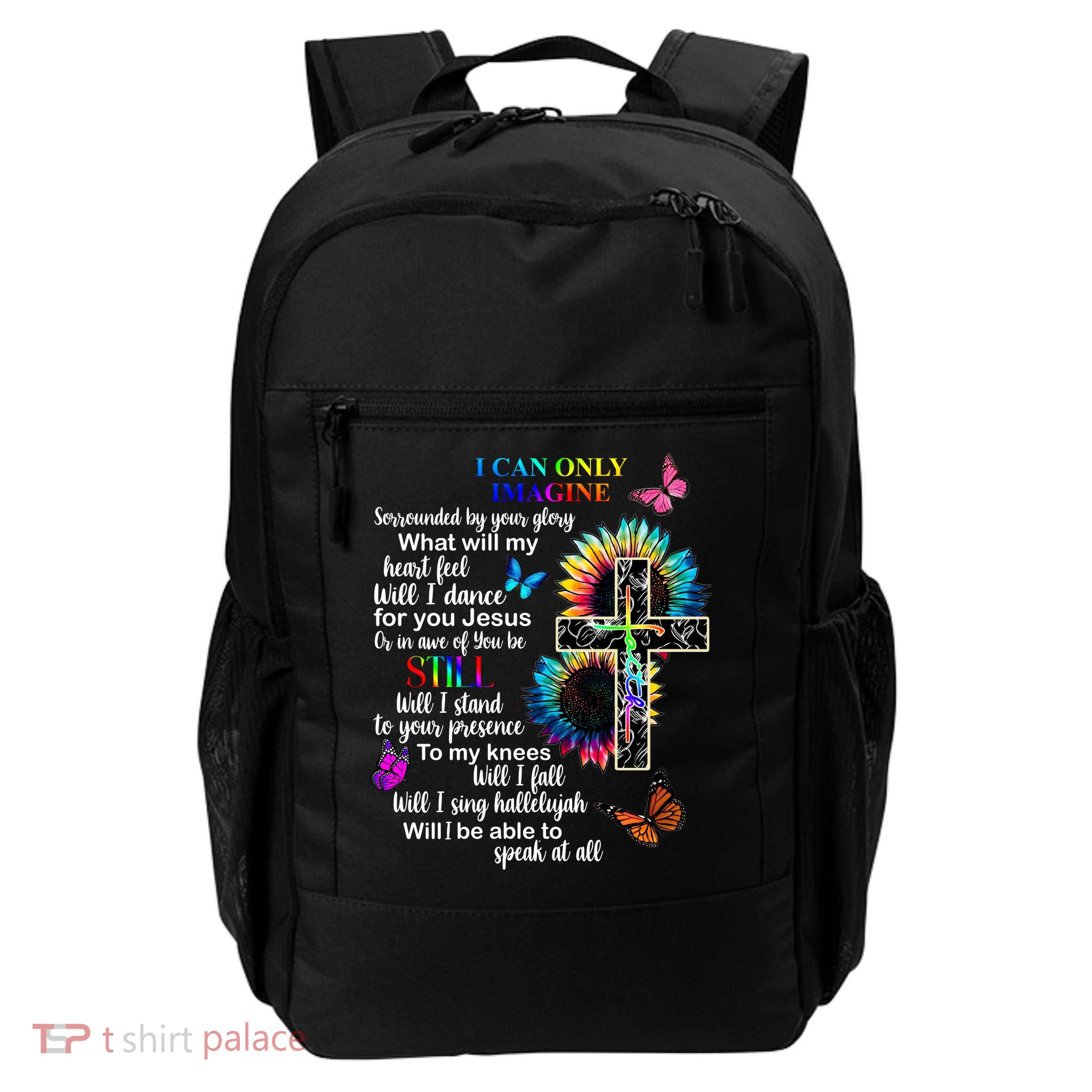 I Only Can Imagine Faith Christian Jesus God Daily Commute Backpack