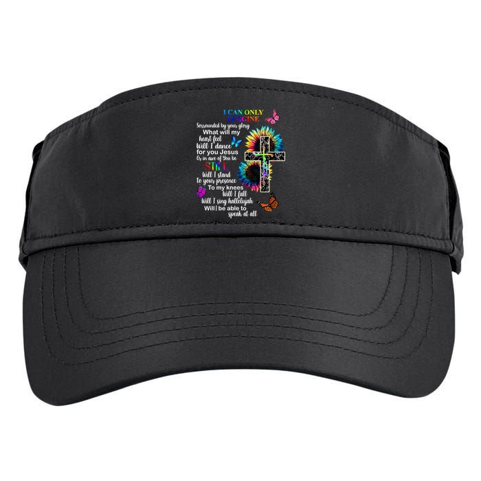 I Only Can Imagine Faith Christian Jesus God Adult Drive Performance Visor
