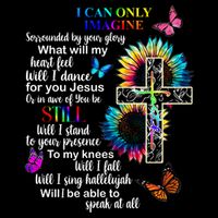I Only Can Imagine Faith Christian Jesus God Flatbill Hat