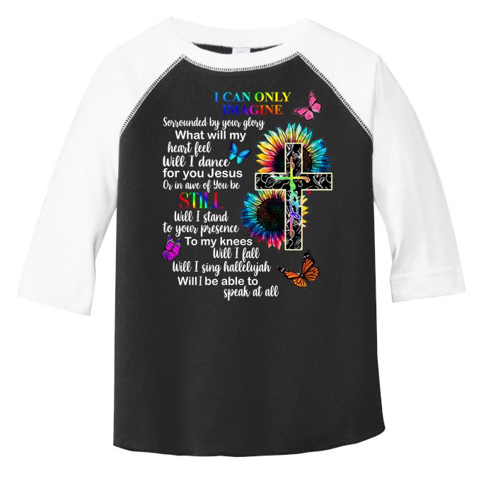I Only Can Imagine Faith Christian Jesus God Toddler Fine Jersey T-Shirt