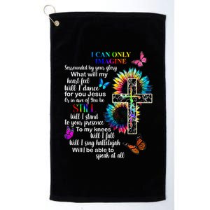 I Only Can Imagine Faith Christian Jesus God Platinum Collection Golf Towel