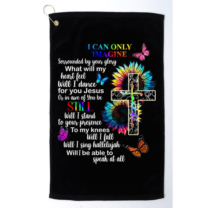 I Only Can Imagine Faith Christian Jesus God Golf Towel