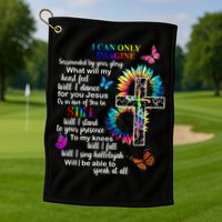 I Only Can Imagine Faith Christian Jesus God Golf Towel