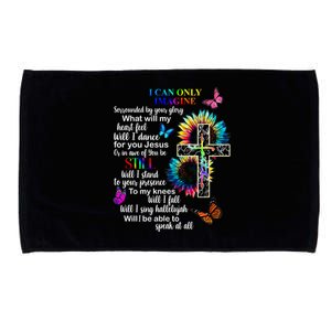 I Only Can Imagine Faith Christian Jesus God Microfiber Hand Towel