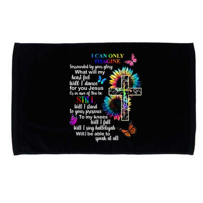 I Only Can Imagine Faith Christian Jesus God Microfiber Hand Towel