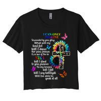 I Only Can Imagine Faith Christian Jesus God Women's Crop Top Tee