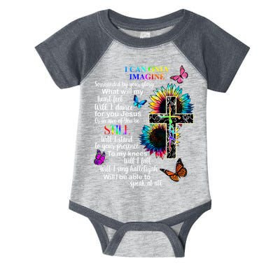 I Only Can Imagine Faith Christian Jesus God Infant Baby Jersey Bodysuit