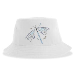 I Only Can Imagine Jesus Flower Butterfly Faith Christian Sustainable Bucket Hat