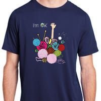 Im Ok Crochet And Knitting Funny Crocheting Adult ChromaSoft Performance T-Shirt