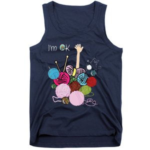 Im Ok Crochet And Knitting Funny Crocheting Tank Top